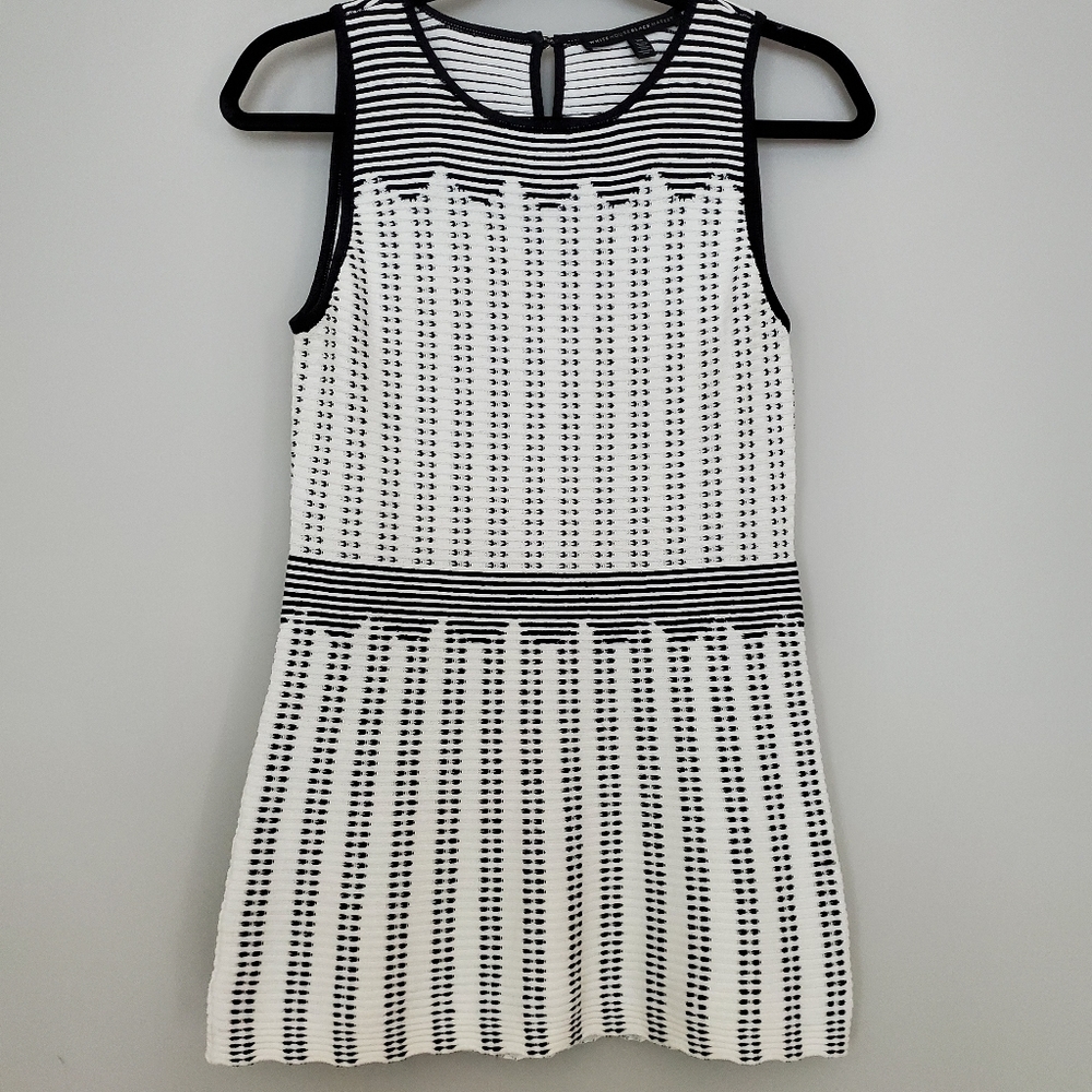 WHBM SLEEVELESS GRAPHIC DOT SWEATER - Picture 4 of 16